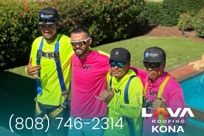 Slide of Lava Roofing Kona