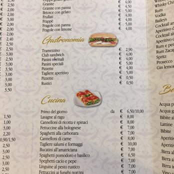 Cafe Italia - Menu p.2 - Cafes Near Me - Rome, RM