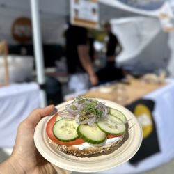 The Bizerkeley Food Festival - Classic bagel