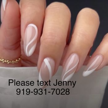 Gorgeous Nails - Simple cute swirl design - Nail Salons Near Me - Cary, North Carolina