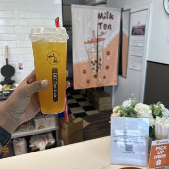 DIY Tea Lab - Mango Green Tea - Bubble Tea Near Me - Kirkland, Washington