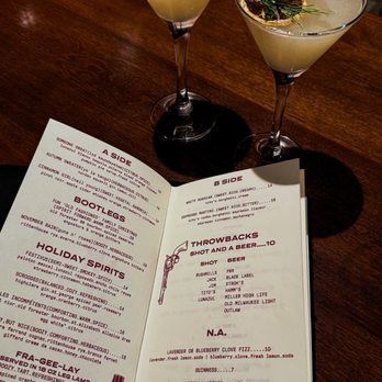 Red Ryder - AUTUMN SWEATER - Norden aquavit, gin, lemon, dill - Cocktail Bars Near Me - Plymouth, Michigan