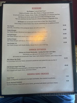 Menu photo 2 Palmer Bar Palmer, AK