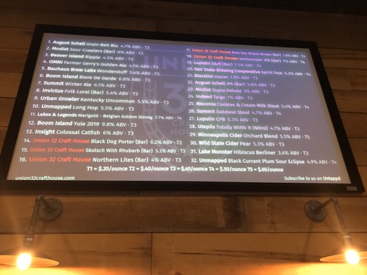 Menu photo 7 Union 32 Craft House Eagan, MN