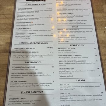 Fermentation Farm - Menu (Nov 2025) - Health Markets Near Me - Costa Mesa, California