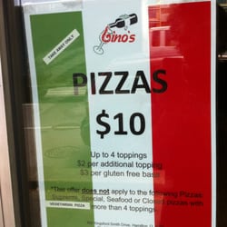 Gino's Restaurant - Yes its real