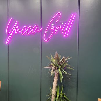 Yucca Grill - Sign inside - Turkish Near Me - Klein, Texas