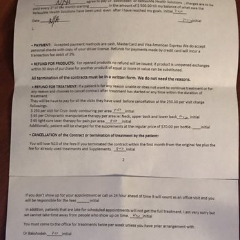 ReNuuMe Health Solutions - The contract I signed. - Weight Loss Centers Near Me - Costa Mesa, California ReNuuMe Health Solutions - The contract I signed. - Weight Loss Centers Near Me - Costa Mesa, California
