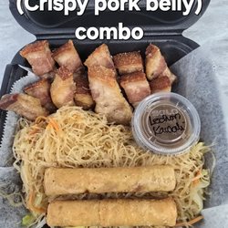 Pinoy Fusion - Lechon kawali (crispy pork belly)