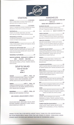 Menu photo 2 The Hills Fork Oar Pour Tipton, MI Menu photo 2 The Hills Fork Oar Pour Tipton, MI