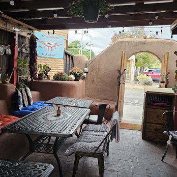 Casa Chimayo Restaurante - View of the entrance - New Mexican Cuisine Near Me - Santa Fe, New Mexico