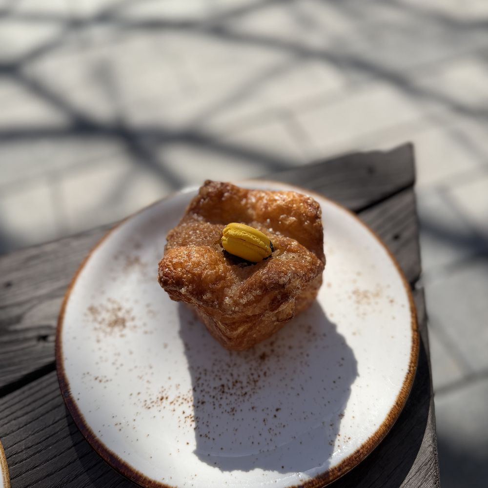 Black sesame kouign amann ($6) Black sesame kouign amann ($6)