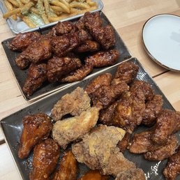 Bonchon Gold Dust Fried Zucchini Bonchon Gold Dust Fried Zucchini