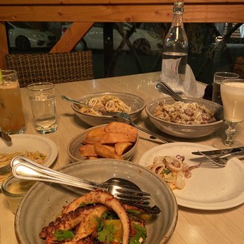 Stoneburner - The spread with drinks - Pizza Near Me - Seattle, Washington Stoneburner - The spread with drinks - Pizza Near Me - Seattle, Washington