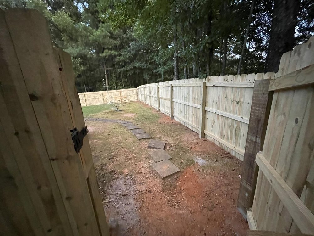 Slide of Cross Fence Construction