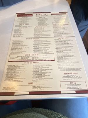 Menu photo 2 Fountain Diner Hartsdale, NY Menu photo 2 Fountain Diner Hartsdale, NY
