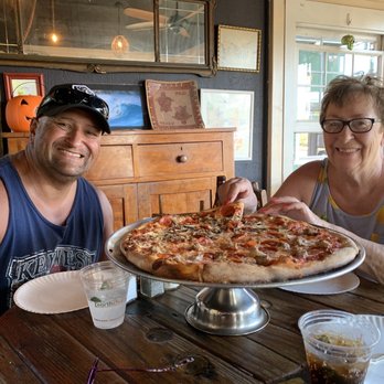 Prison Street Pizza - Large pepperoni, with half mushrooms & half sausage! - Pizza Near Me - Lahaina, Hawaii Prison Street Pizza - Large pepperoni, with half mushrooms & half sausage! - Pizza Near Me - Lahaina, Hawaii