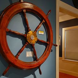 Atwood Museum - Ship's steering wheel - 8/10/2025
