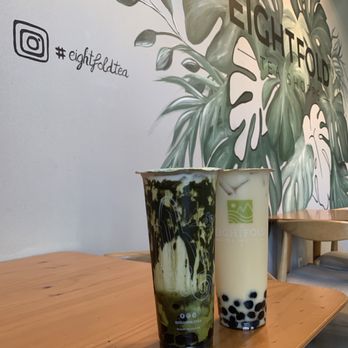 Eightfold Tea Shoppe - Deep Matcha and Jasmine Green Milk Tea - Bubble Tea Near Me - Costa Mesa, California Eightfold Tea Shoppe - Deep Matcha and Jasmine Green Milk Tea - Bubble Tea Near Me - Costa Mesa, California