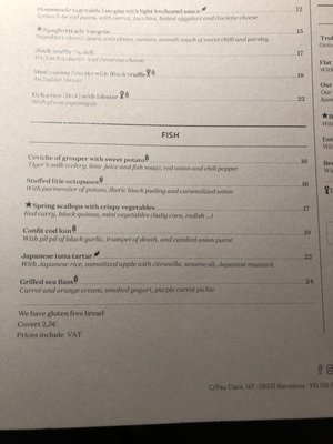 Menu photo 3 Jaime Beriestain Barcelona, B