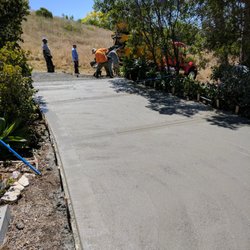 API Builders - Concrete driveway