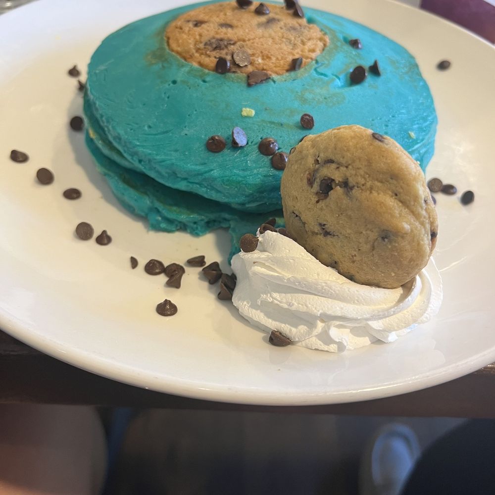 Mt. Kisco Diner - Cookie Monster Pancake - Diners Near Me - Mount Kisco, New York