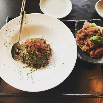 Tei-An - Soba bolognese and chicken karaage - Japanese Near Me - Dallas, Texas Tei-An - Soba bolognese and chicken karaage - Japanese Near Me - Dallas, Texas