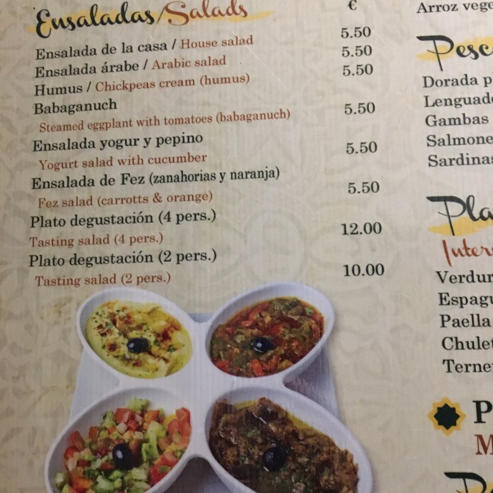 Salad part of menu
