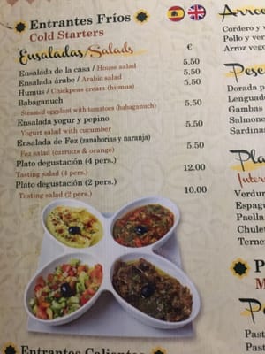 Menu photo 8 Arrayanes Granada, GR