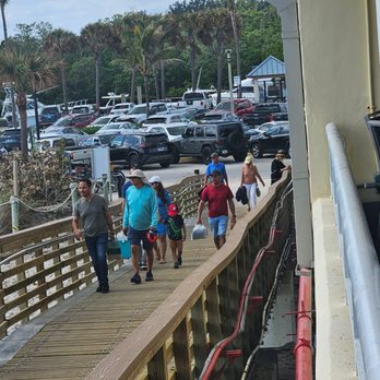 Dania Beach Pier - Walking up from the parking lot. - Beaches Near Me - Dania, Florida