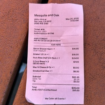 Mesquite & Oak - Barbeque Near Me - San Jose, California
