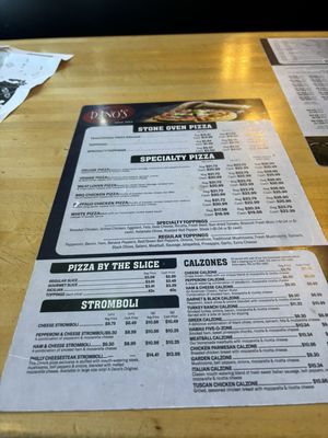 Menu photo 1 Dano's Pizza Columbia, SC Menu photo 1 Dano's Pizza Columbia, SC
