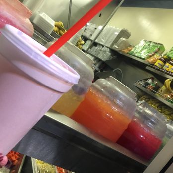 El Antojito - Omg their aguas are bomb Didn't know what to get so I I got the mixta( cantaloupe pineapple strawberry) so refreshing - Mexican Near Me - Gardena, California