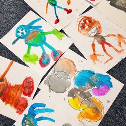 KoolMinds - Henderson - Art class is in session for our Homeschool Group students!