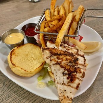 Big B’s Fish Joint - Grilled Snapper sandwich with old bay fries - Seafood Near Me - Atlanta, Georgia Big B’s Fish Joint - Grilled Snapper sandwich with old bay fries - Seafood Near Me - Atlanta, Georgia