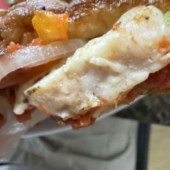 Pizza Factory - The tiny piece of chicken.... - Pizza Near Me - Fresno, California