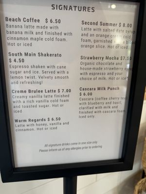 Menu photo 1 Longshore Coffee Coventry, RI Menu photo 1 Longshore Coffee Coventry, RI