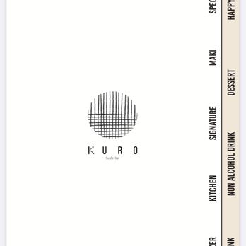 Kuro Sushi - Menu - Sushi Bars Near Me - Bellevue, Washington Kuro Sushi - Menu - Sushi Bars Near Me - Bellevue, Washington