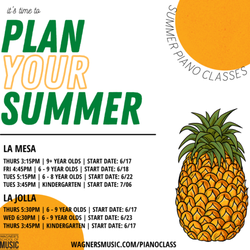 Wagner's School of Music - Summer piano classes at WSM!