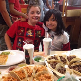 Taco Grill - Our taco (and quesadilla) feast! With cilantro and onion in the side.... - Mexican Near Me - Westminster, California