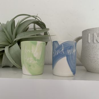 Remedies Parlor - three mugs on a shelf - Jewelry Near Me - Fort Myers, Florida