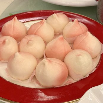 New Mulan Seafood Restaurant - Steamed Peach Buns - Dim Sum Near Me - Flushing, New York New Mulan Seafood Restaurant - Steamed Peach Buns - Dim Sum Near Me - Flushing, New York