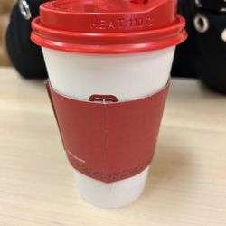 Gong Cha - Matcha red bean milk hot