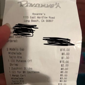 Roxanne's - $0.50 cents for Tajin per drink. Ridiculous. - Lounges Near Me - Long Beach, California Roxanne's - $0.50 cents for Tajin per drink. Ridiculous. - Lounges Near Me - Long Beach, California