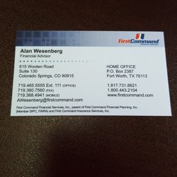 First Command Financial Planning - UPDATED ADDRESS FOLKS. Next to Asian market.