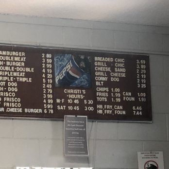 Christi's Hamburgers - Menu - Burgers Near Me - Waco, Texas