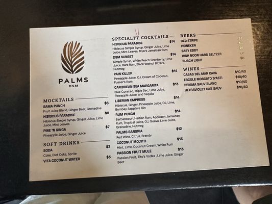 Palms DSM by null