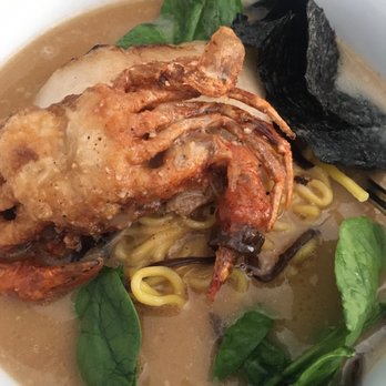 Ramen Parlor - Lobster pork garlic ramen (no spice). Ordered to-go and ate at home. Isn't she beautiful - Ramen Near Me - San Mateo, California Ramen Parlor - Lobster pork garlic ramen (no spice). Ordered to-go and ate at home. Isn't she beautiful - Ramen Near Me - San Mateo, California