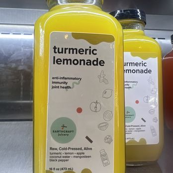 Earthcraft Juicery - Turmeric Lemonade - Juice Bars & Smoothies Near Me - Houston, Texas Earthcraft Juicery - Turmeric Lemonade - Juice Bars & Smoothies Near Me - Houston, Texas