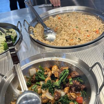Panda Express - Fried Rice and Beef Brocoli - Chinese Near Me - Southfield, Michigan